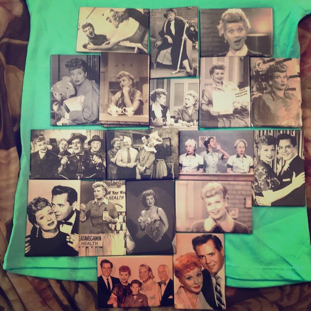 “I Love Lucy” magnets. 18 in total!